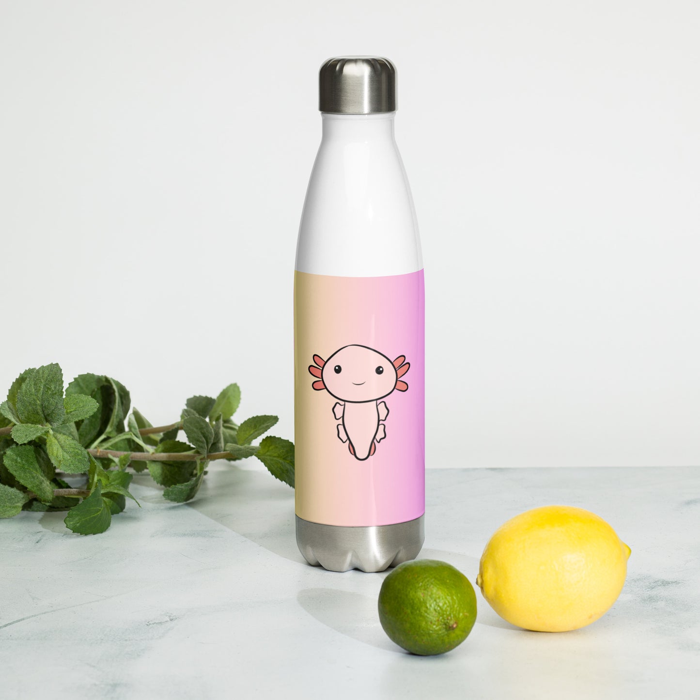 Stainless steel water bottle
