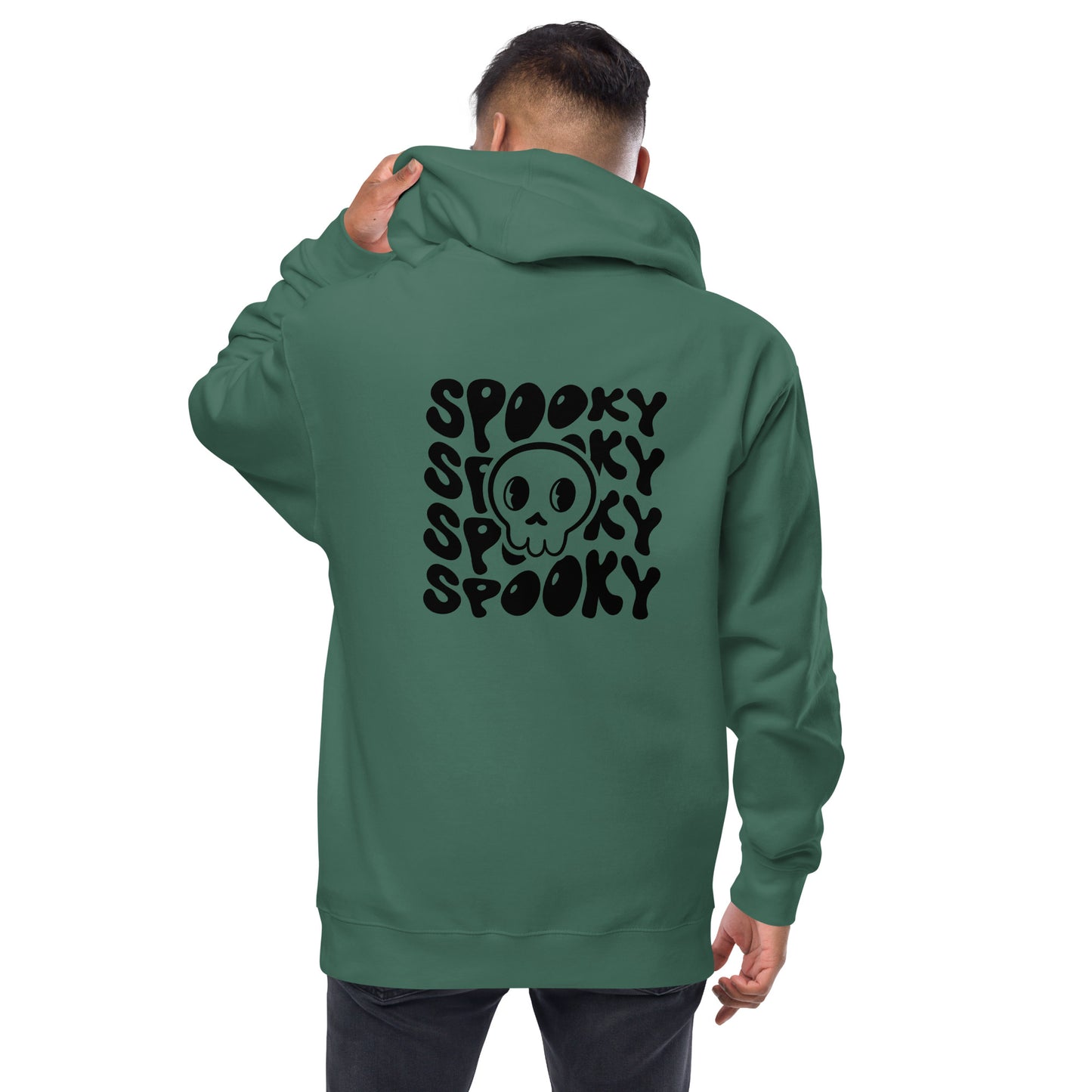 Unisex fleece zip up hoodie