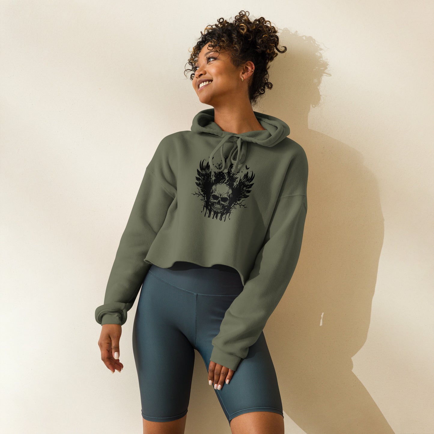 Women's cropped hoodie