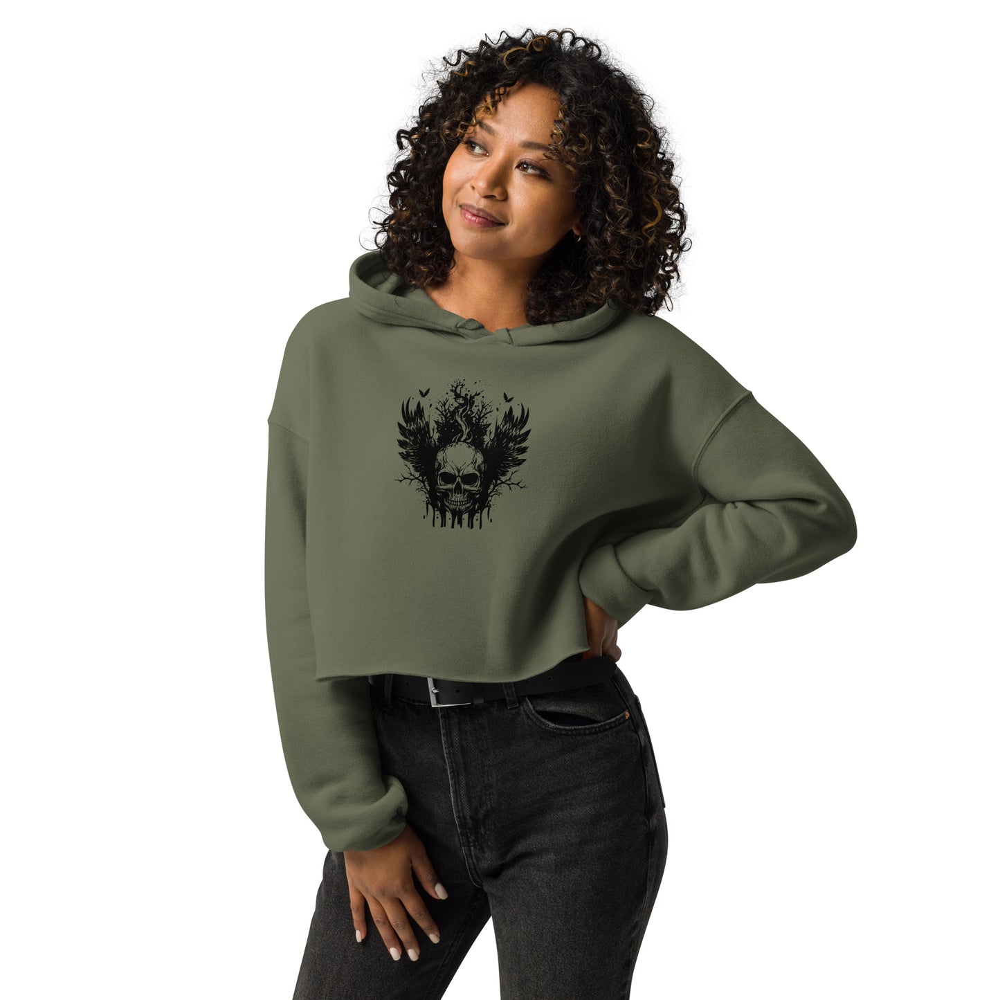 Women's cropped hoodie