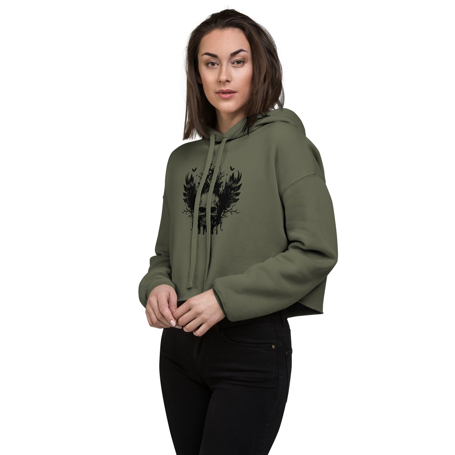 Women's cropped hoodie