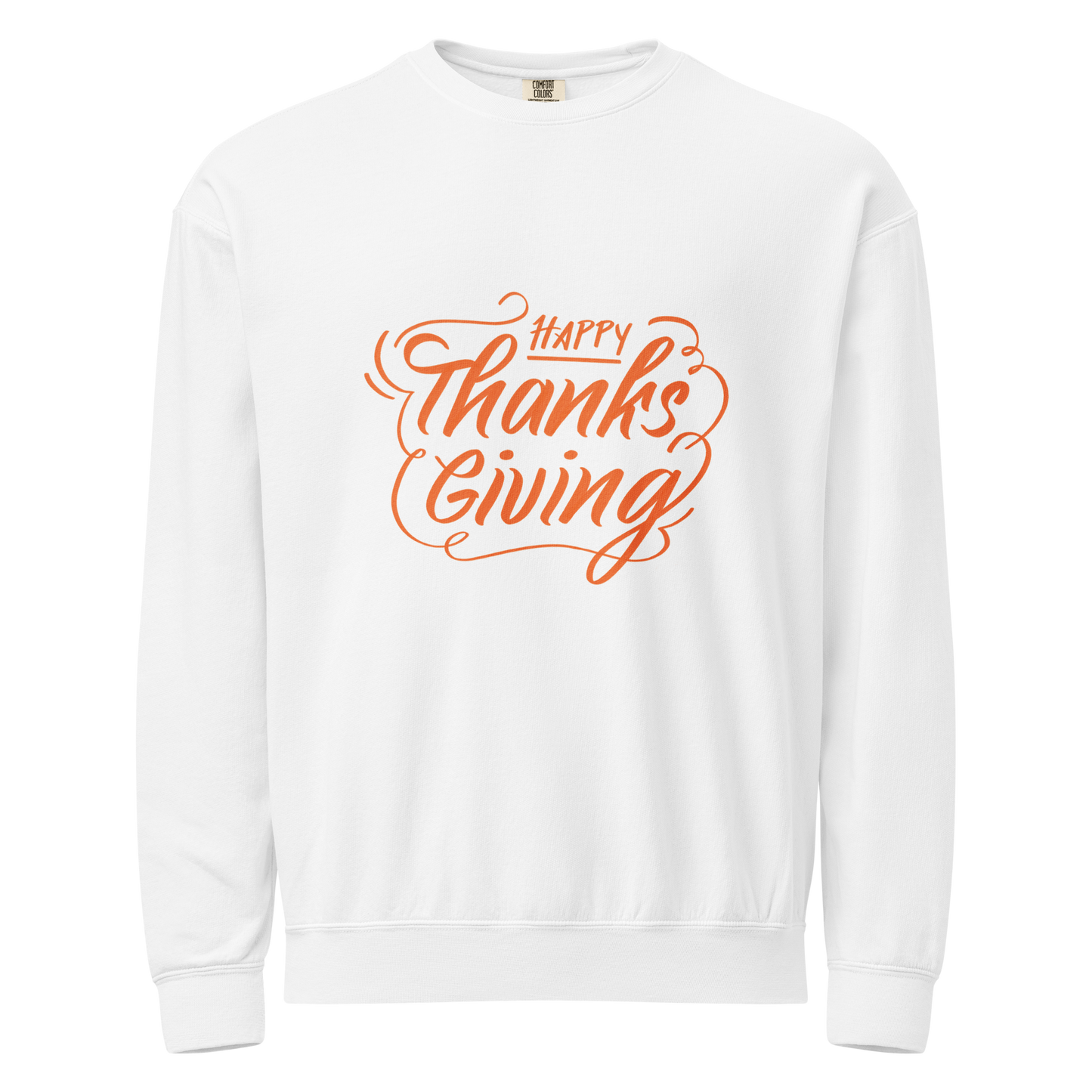Women's Thanksgiving Garment-dyed Fleece Crewneck Sweatshirt